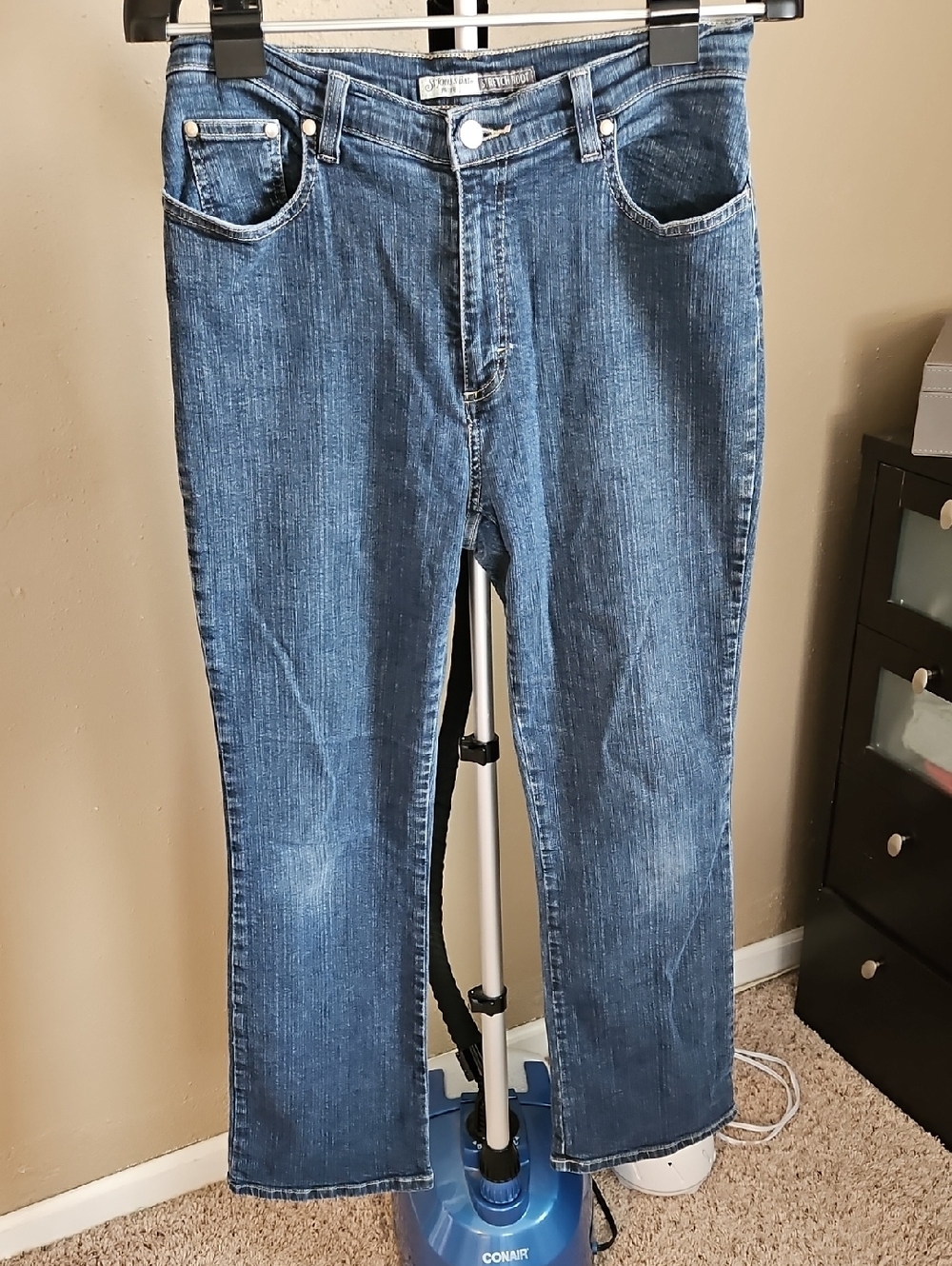 St. John's Bay Blue Stretch Boot Cut Jeans